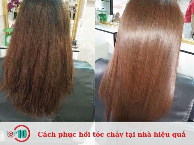 Các phương pháp hiệu quả để phục hồi tóc cháy tại nhà