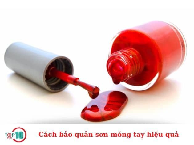 Các phương pháp bảo quản sơn móng tay hiệu quả