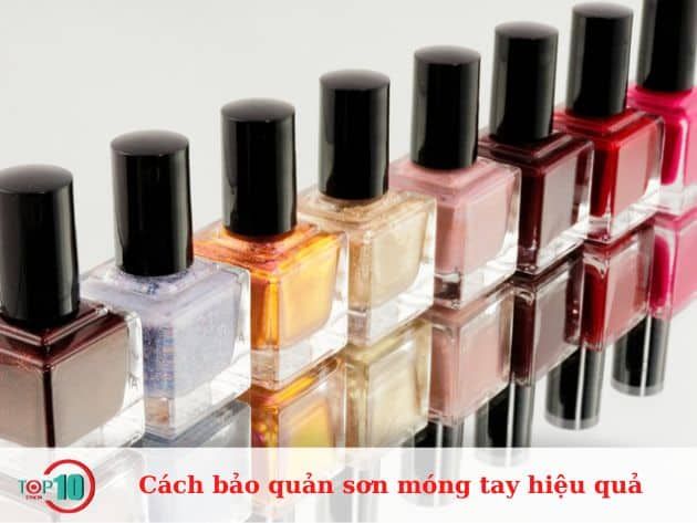 Phương pháp bảo quản sơn móng tay hiệu quả