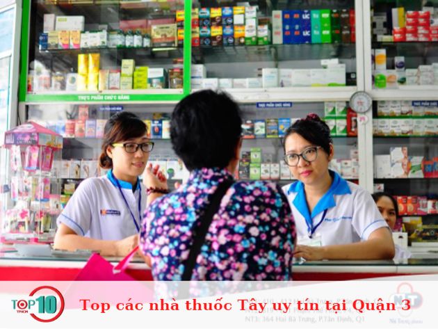 Danh sách các nhà thuốc Tây uy tín ở Quận 3