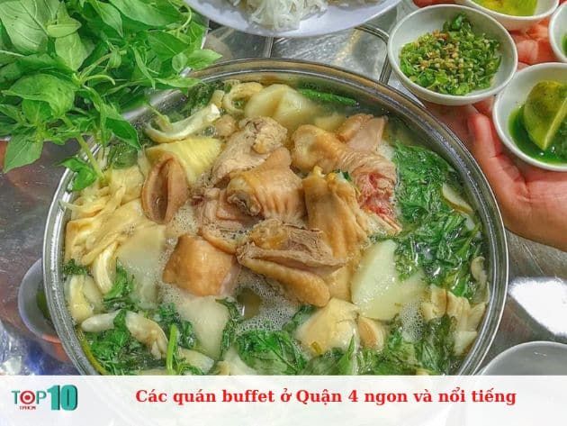 Các quán buffet ở Quận 4 ngon và nổi tiếng