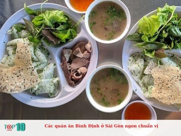 Những quán ăn Bình Định tại Sài Gòn với hương vị đúng chuẩn