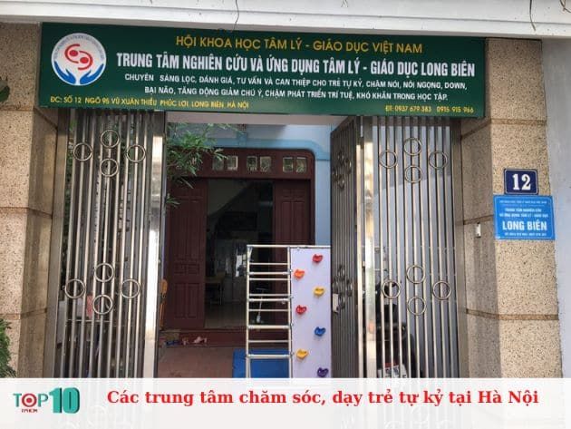 Các cơ sở chăm sóc và giáo dục trẻ tự kỷ tại Hà Nội