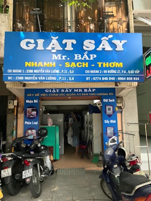 Giặt sấy Mr. Bắp