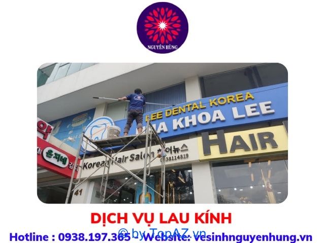 Dịch vụ vệ sinh công nghiệp Nguyên Hùng