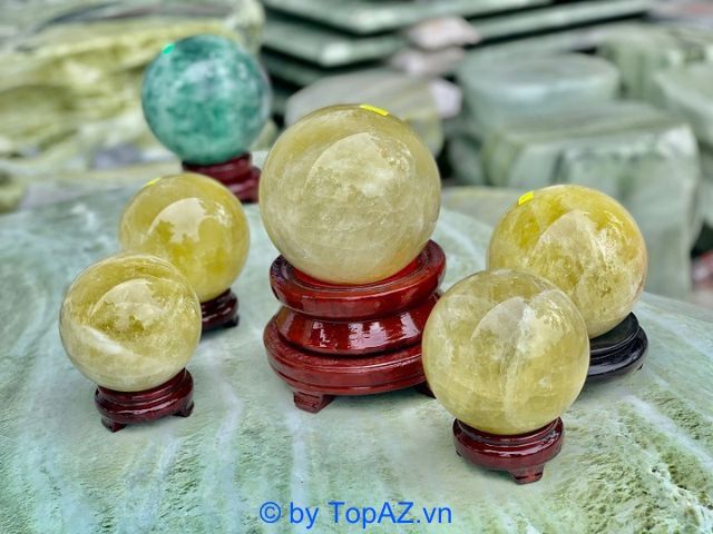 5 Mẫu quả cầu phong thuỷ phổ biến tại Thạch Anh Việt
