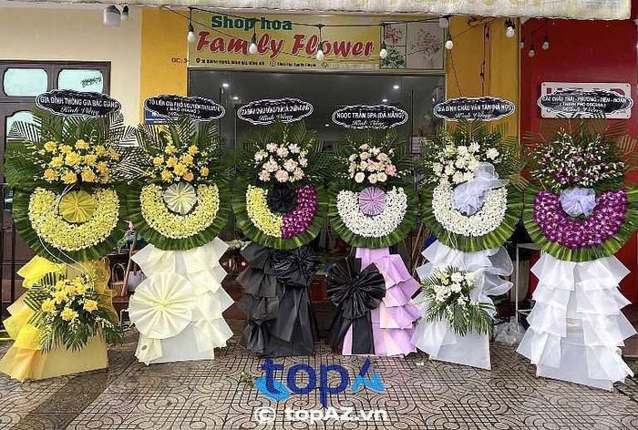 cửa hàng hoa viếng tại TP. Đồng Hới