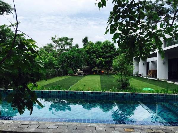 villa Hà Nội có bể bơi