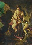 Medea chuẩn bị giết con của mình, tranh của Eugène Ferdinand Victor Delacroix (1862)
