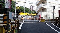 Điểm giao cắt đường sắt tại quận Yoyogi, Tokyo