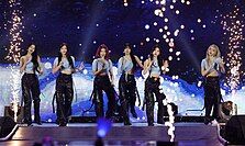 Ảnh Ive biểu diễn tại World Scout Jamboree K-pop Super Live Concert năm 2023