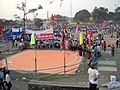 Đấu trường sân đấu vật tại hội Lim, Bắc Ninh
