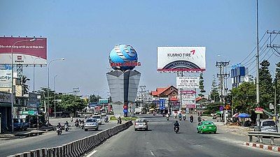 Cổng chào của tỉnh Bình Dương