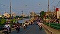 Kênh Đậu Hủ nhìn từ cầu Kênh Ngang số 2