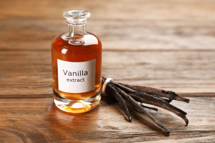 bottle of homemade vanilla extract