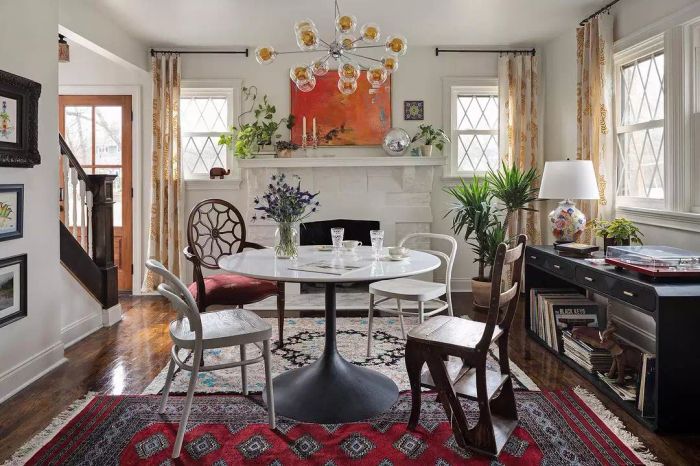 A fireplace mantel showcasing a disco ball.