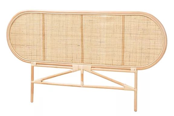 bali & pari Reegan Rattan Boho Headboard