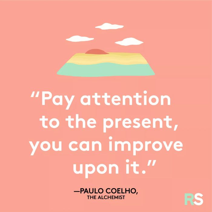Inspirational quotes, captions, and messages – A quote from Paulo Coelho’s *The Alchemist*