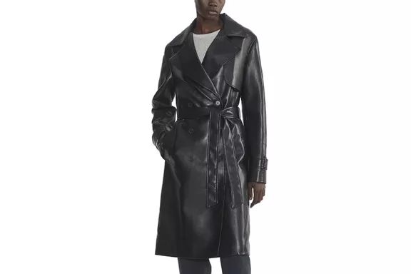 Aritzia Babaton Latest Tabloid Trench Coat - Synthetic Leather