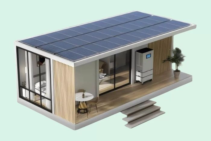 This Incredible Amazon Tiny House Sets the Standard for Luxury—With Electric Curtains, a Digital Shower, and More