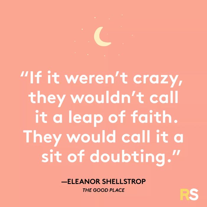 If it weren’t wild, they wouldn’t call it a leap of faith. They’d call it a moment of hesitation