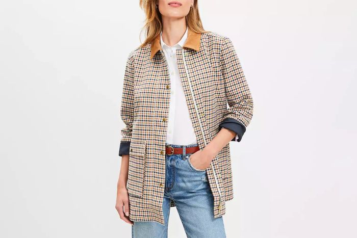 Classic Plaid Barn Jacket