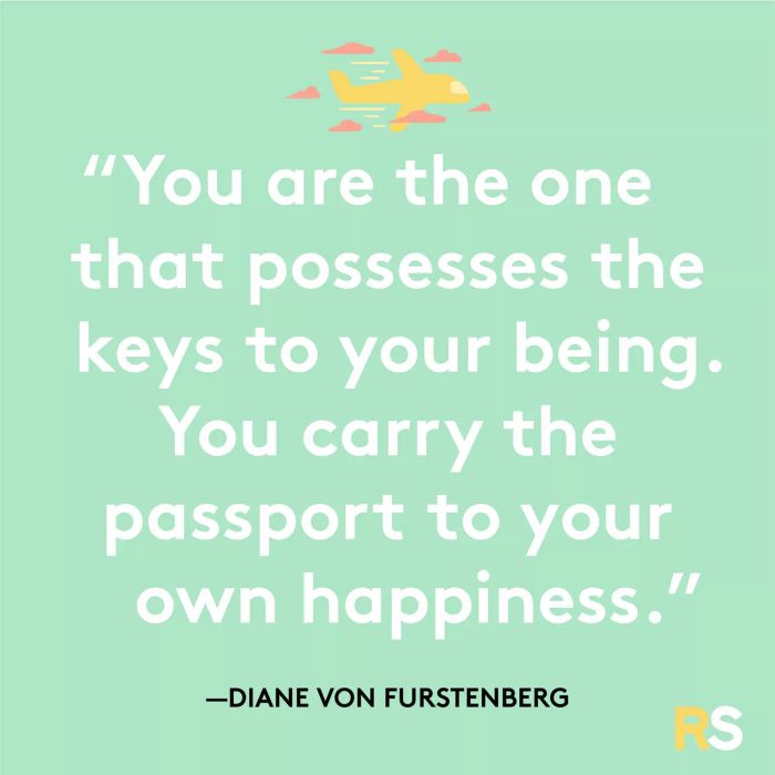 Diana von Furstenberg's motivating quotes, captions, and messages.