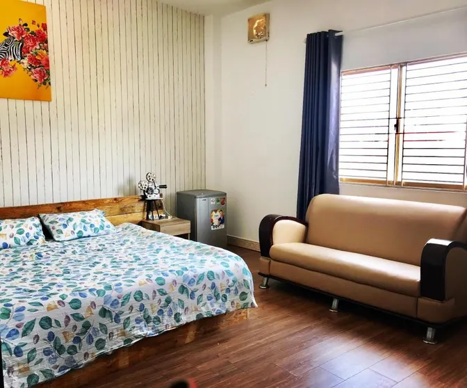 Ảnh Nhà mặt đất studio 35 m² có 1 phòng tắm riêng ở Trung tâm thành phố Cần Thơ (Rustic Studio on food street, near Ninh Kieu quay)