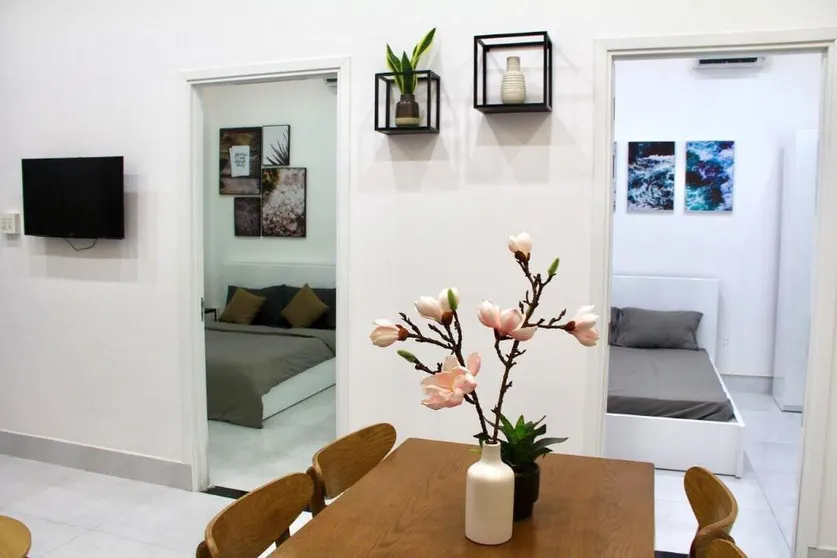 Ảnh Nhà mặt đất 60 m² 2 phòng ngủ, 1 phòng tắm riêng ở Trung tâm thành phố Cần Thơ (Scandi Homestay )