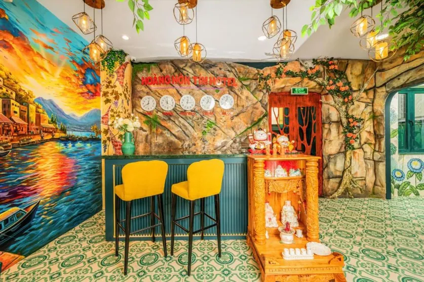 Ảnh Hoàng Hôn Tím Boutique Hotel