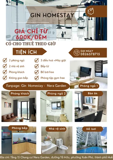 Ảnh Căn hộ 66 m² 2 phòng ngủ, 2 phòng tắm riêng ở Sông Hương