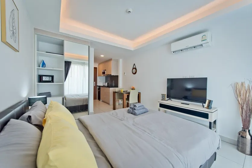 Ảnh Căn hộ studio 25 m² có 1 phòng tắm riêng ở Bãi biển Jomtien