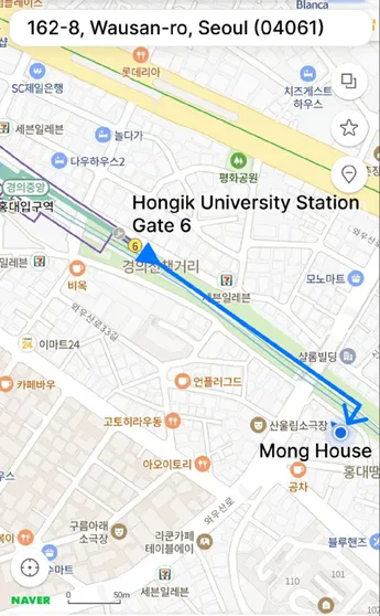 Ảnh Hongdae Hayanjip Monghouse