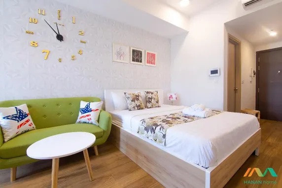 Ảnh Chung cư studio 28 m² có 1 phòng tắm riêng ở Quận 4 (HANAN studio Luxurious Rivergate*D4* FREE Pool&GYM)