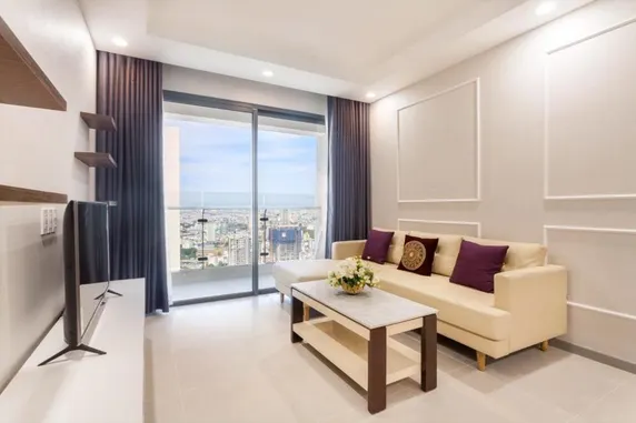 Ảnh Chung cư 85 m² 2 phòng ngủ, 2 phòng tắm riêng ở Quận 4 (5 Stars City Center Luxury 2bedroom, Infinite Pool)