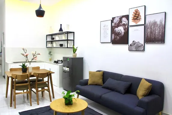 Ảnh Nhà mặt đất 60 m² 2 phòng ngủ, 1 phòng tắm riêng ở Trung tâm thành phố Cần Thơ (Scandi Homestay )