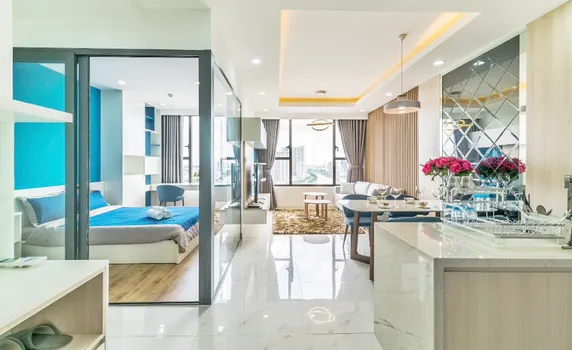 Ảnh Chung cư 75 m² 2 phòng ngủ, 2 phòng tắm riêng ở Quận 4 (TRUNG HOME - RIVERGATE APARTMENT)