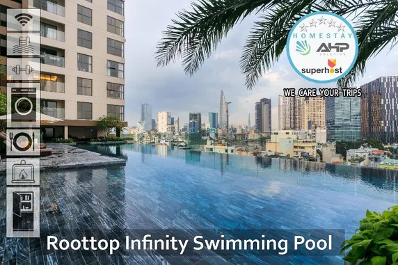 Ảnh Chung cư 67 m² 2 phòng ngủ, 2 phòng tắm riêng ở Quận 4 (Milleium Apartment# Luxury 2BR #POOL GYM B16th)