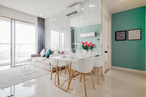Ảnh Chung cư 74 m² 2 phòng ngủ, 2 phòng tắm riêng ở Quận 4 (Luxurious 2BR Condo in Central-Masteri Millennium)