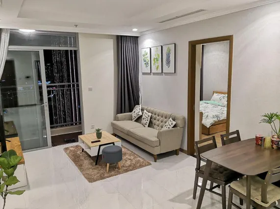 Ảnh Chung cư 95 m² 3 phòng ngủ, 2 phòng tắm riêng ở Bình Thạnh (Spectacular viewing 3 bedroom aparment)
