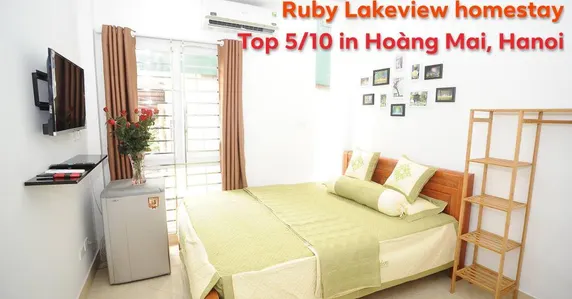 Ảnh Nhà mặt đất 20 m² 1 phòng ngủ, 1 phòng tắm riêng ở Quận Hoàng Mai (Ruby Lakeview Homestay)