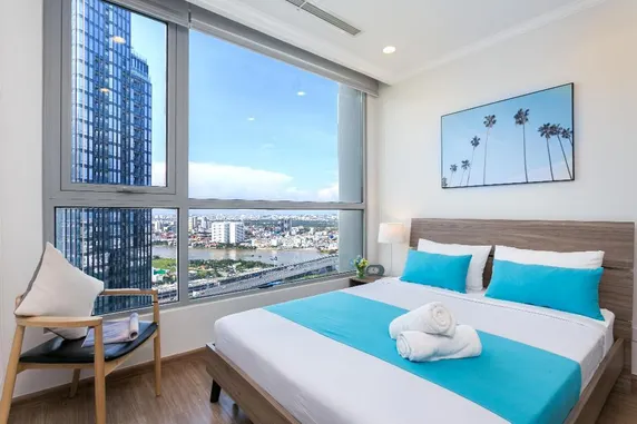 Ảnh Chung cư 95 m² 2 phòng ngủ, 2 phòng tắm riêng ở Bình Thạnh (Best Riverside & Landmark View- 36Th Floor - 2BR)