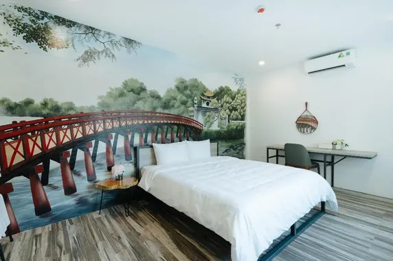 Ảnh Chung cư 38 m² 2 phòng ngủ, 2 phòng tắm riêng ở Quận Hoàn Kiếm (Sunlight Apartment, Old Quater Hanoi (302))