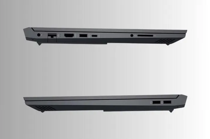 2 cổng USB Type A, 1 cổng USB Type C, 1 cổng HDMI 2.1, 1 cổng AC, 1 cổng RJ-45 và 1 jack tai nghe.