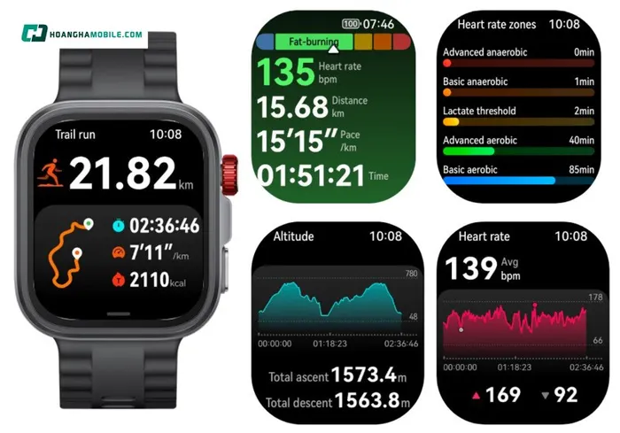 Hàng loạt tính năng chăm sóc sức khỏe toàn diện, thông minh được tích hợp trên Huawei Watch Fit 4 Pro