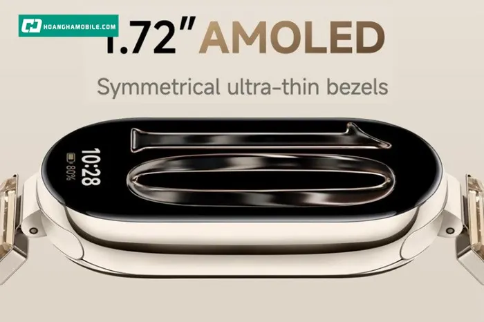 Màn hình AMOLED 1.72 inch.