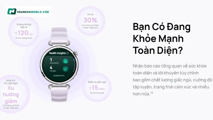 HUAWEI Watch GT 6 hiện đã có mặt tại hệ thống cửa hàng Hoàng Hà Mobile với mức giá hấp dẫn