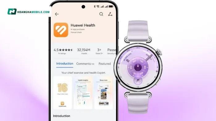 HUAWEI Watch GT 6 sử dụng kết nối Bluetooth ổn định, đồng bộ nhanh chóng và hỗ trợ NFC tiện lợi