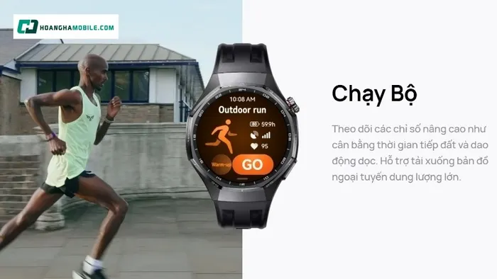 HUAWEI Watch GT 6 Pro được trang bị màn hình AMOLED 1.47 inch với độ phân giải 466x466 pixel