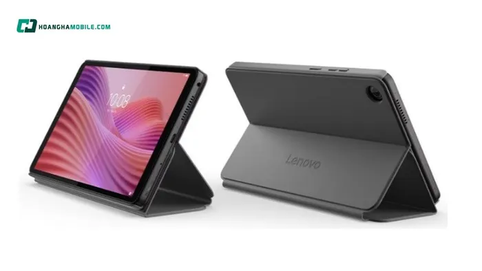 Máy tính bảng Lenovo Tab One (ZAF00020VN) được trang bị hệ thống 2 loa bên, tối ưu với công nghệ Dolby Atmos